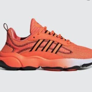 Adidas Haiwee J Orange/Coral Youth size 4 1/2 - NEW IN BOX NEVER WORN TAGS ON